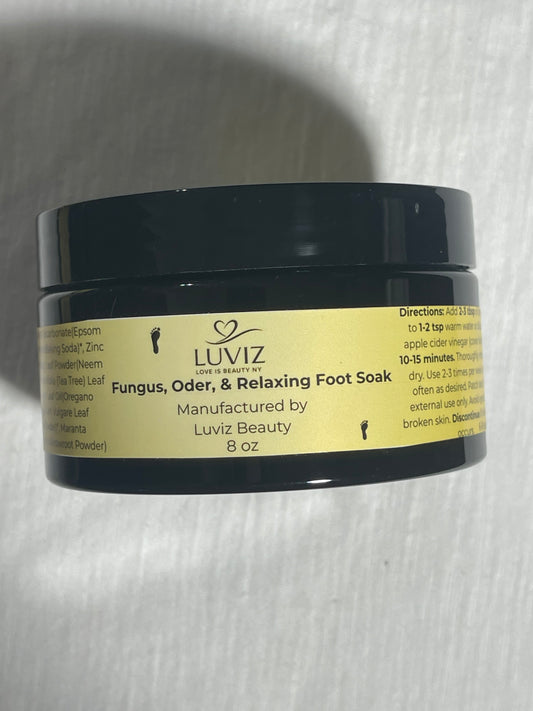 Fungus, Oder, & Relaxing Foot Soak/Mask 