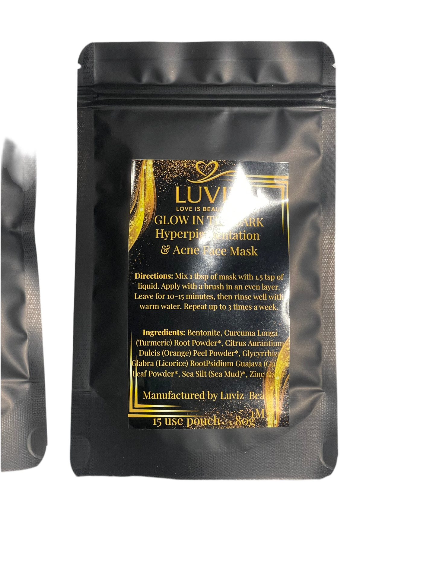 Glow in The Dark Hyperpigmentation & Acne Face Mask