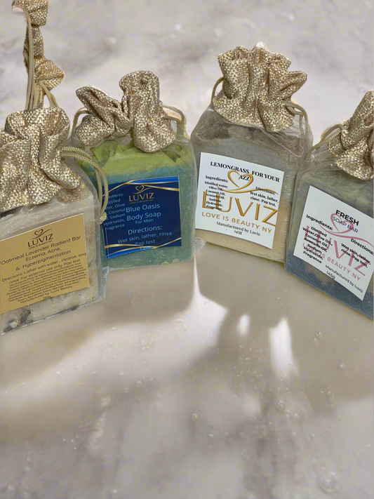 Oatmeal Lavender, Blue Oasis, Lemongrass, & Fresh Body Soap