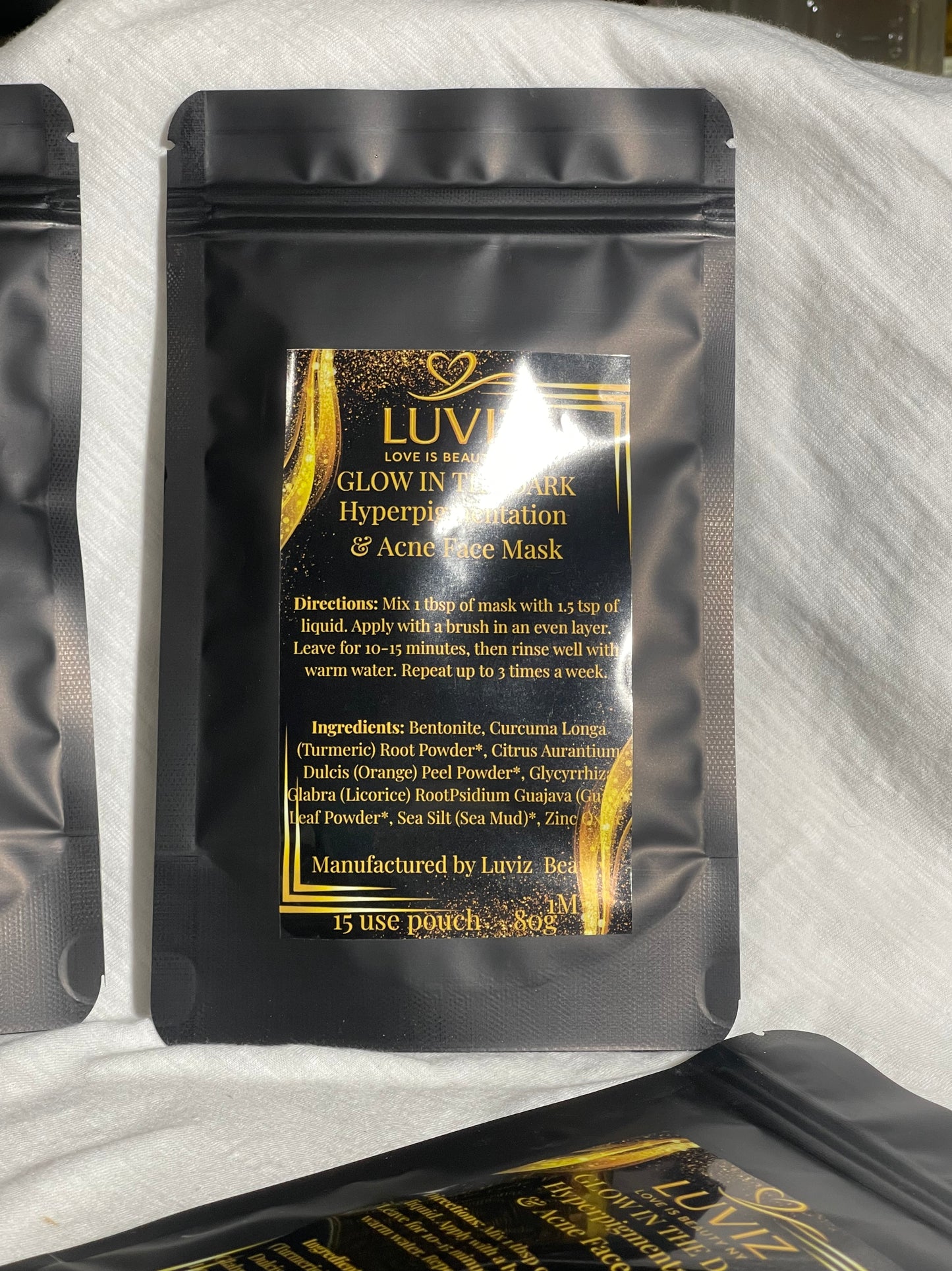 Glow in The Dark Hyperpigmentation & Acne Face Mask